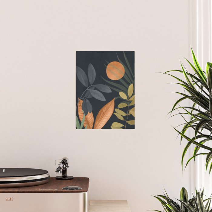 Abstract Art Tropical Leaves 119 Poster Gallery Image 2