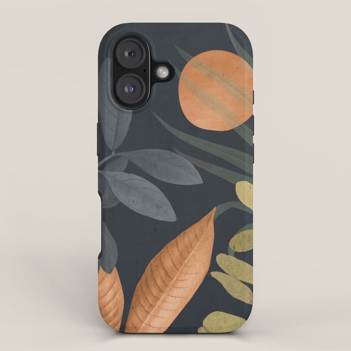 Abstract Art Tropical Leaves 119 iPhone Case Gallery Image 1