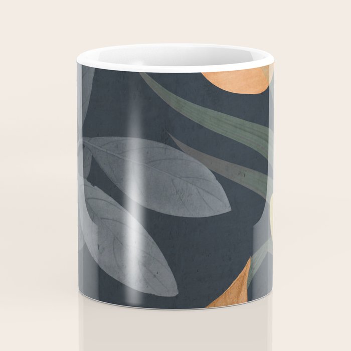 Abstract Art Tropical Leaves 119 Coffee Mug Gallery Image 4