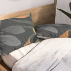 Abstract Art Tropical Leaves 119 Pillow Sham Gallery Image 2