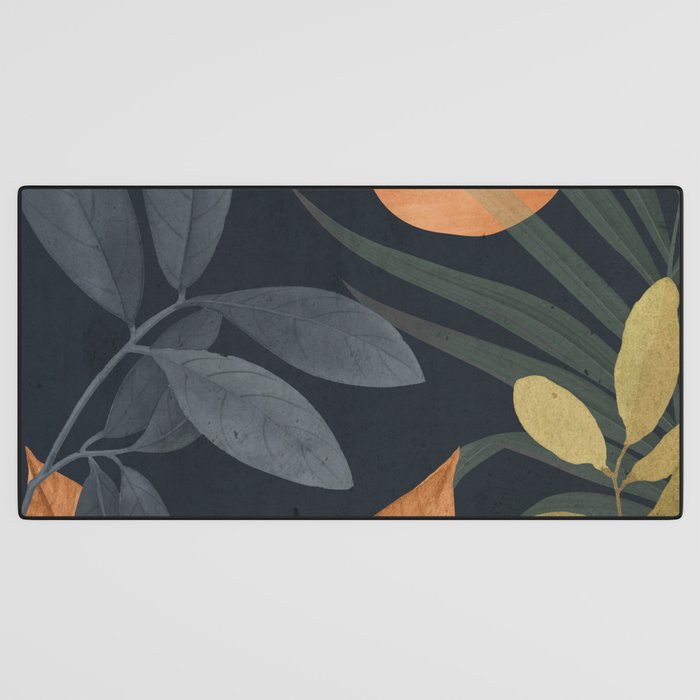 Abstract Art Tropical Leaves 119 Desk Mat Gallery Image 3