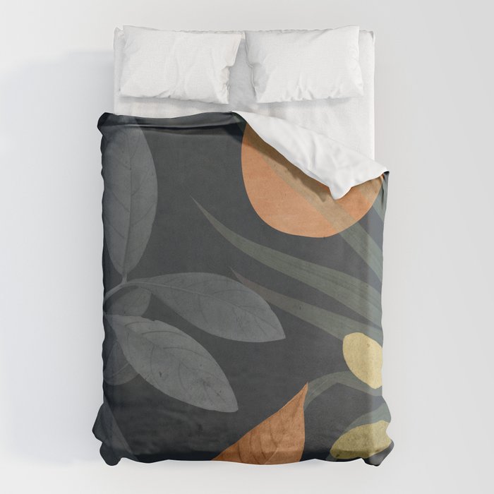 Abstract Art Tropical Leaves 119 Duvet Cover Gallery Image 1