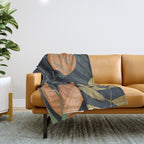 Abstract Art Tropical Leaves 119 Throw Blanket Gallery Image 1