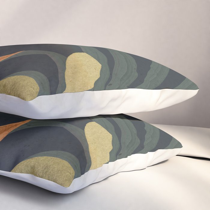 Abstract Art Tropical Leaves 119 Pillow Sham Gallery Image 3