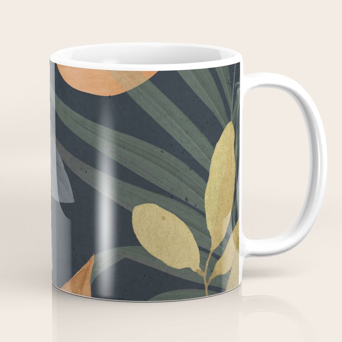 Abstract Art Tropical Leaves 119 Coffee Mug Gallery Image 1