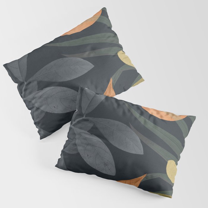 Abstract Art Tropical Leaves 119 Pillow Sham Gallery Image 3