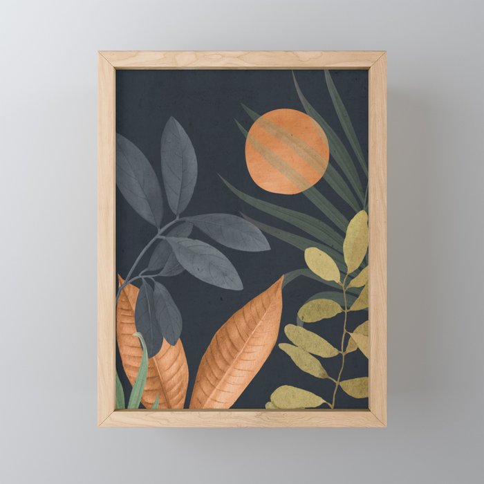 Abstract Art Tropical Leaves 119 Mini Art Print Gallery Image 1