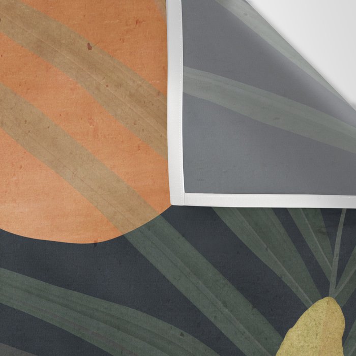 Abstract Art Tropical Leaves 119 Wall Tapestry Gallery Image 3