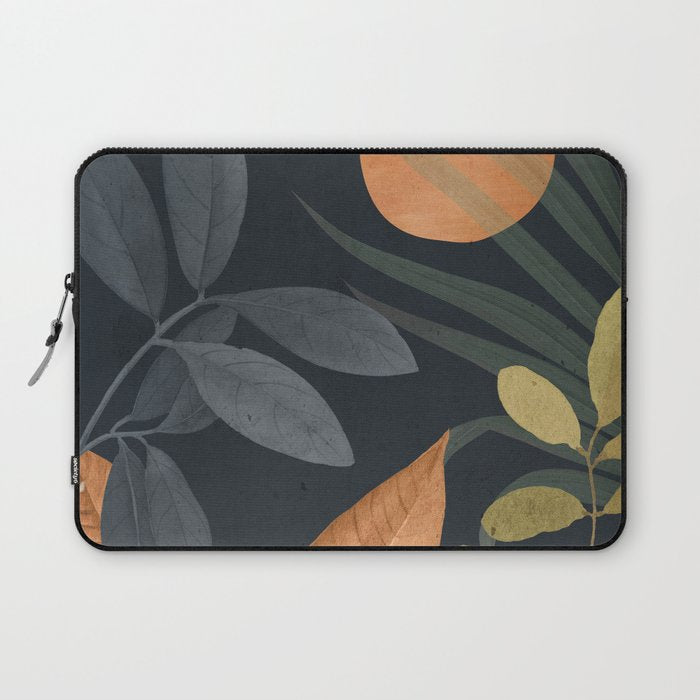 Abstract Art Tropical Leaves 119 Laptop Sleeve Gallery Image 1