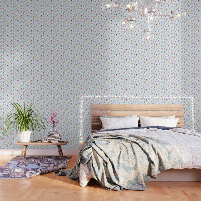 Wild Grace - Abstract Floral Coordinate Pattern Wallpaper Gallery Image 3