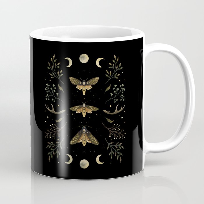 Death Head Moths Night Coffee Mug Gallery Image 1