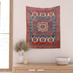 Square Bloom Kazak Handmade Rug Wall Tapestry Gallery Image 2