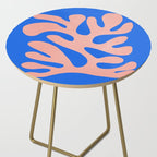 Rose Bud & Azure Blue: Matisse Paper Cutouts 02 Side Table Gallery Image 2