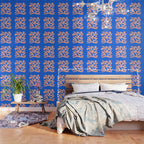 Rose Bud & Azure Blue: Matisse Paper Cutouts 02 Wallpaper Gallery Image 3