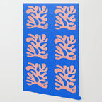 Rose Bud & Azure Blue: Matisse Paper Cutouts 02 Wallpaper Gallery Image 2