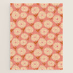 Simple Bold Floral - Fall Colors Jigsaw Puzzle Gallery Image 1