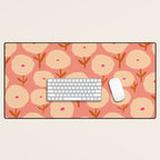 Simple Bold Floral - Fall Colors Desk Mat Gallery Image 1