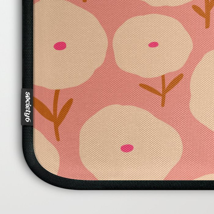 Simple Bold Floral - Fall Colors Laptop Sleeve Gallery Image 3