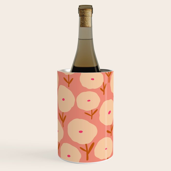 Simple Bold Floral - Fall Colors Wine Chiller Gallery Image 3