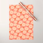 Simple Bold Floral - Fall Colors Wrapping Paper Gallery Image 1