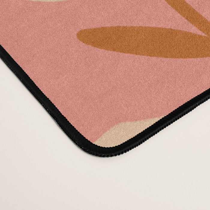 Simple Bold Floral - Fall Colors Desk Mat Gallery Image 4