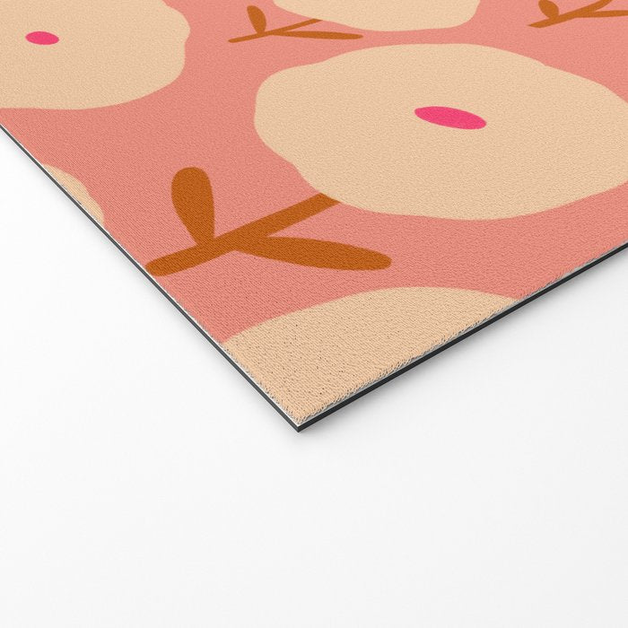 Simple Bold Floral - Fall Colors Welcome Mat Gallery Image 2