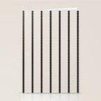 Minimal Triangles - Black & White Stationery Card Gallery Image 2