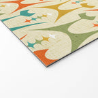 Mid Mod Meow on Lt Tan ©studioxtine Welcome Mat Gallery Image 2