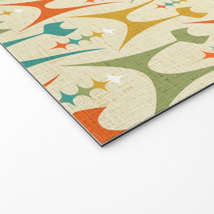 Mid Mod Meow on Lt Tan ©studioxtine Welcome Mat Gallery Image 2
