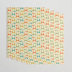 Mid Mod Meow on Lt Tan ©studioxtine Wrapping Paper Gallery Image 3