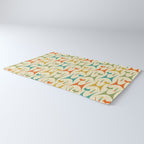 Mid Mod Meow on Lt Tan ©studioxtine Rug Gallery Image 3