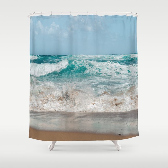 Pacific Splash Shower Curtain Gallery Image 1