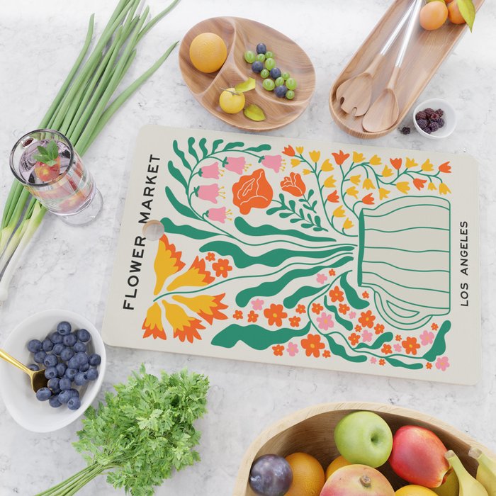 Flower Market 05: Los Angeles Cutting Board Gallery Image 2