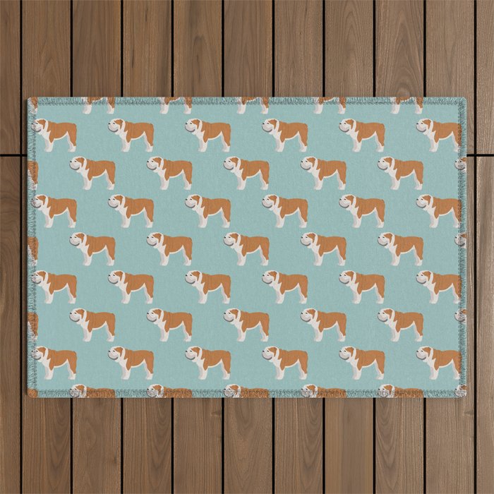 English Bulldog Outdoor Rug Gallery Image 1