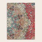 Antique Red Blue Black Persian Carpet Print Notebook Gallery Image 4