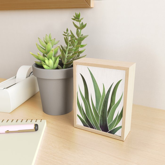 Desert Agave Succulent Illustration Mini Art Print Gallery Image 2