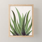 Desert Agave Succulent Illustration Mini Art Print Gallery Image 1