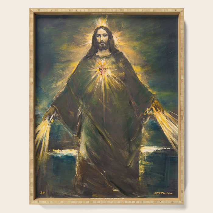 THE LIGHT OF THE WORLD III Serving Tray Gallery Image 1
