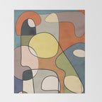 Abstract Line Art 08 Throw Blanket Gallery Image 2
