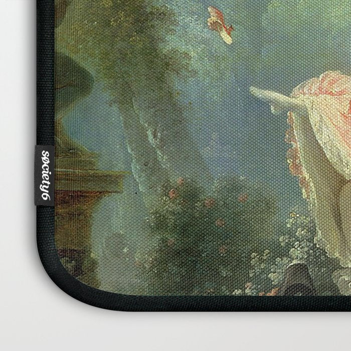 The Swing Painting By Jean-Honoré Fragonard Laptop Sleeve Gallery Image 3