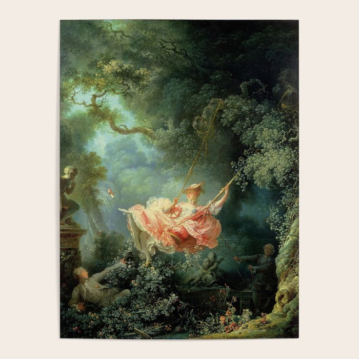 The Swing Painting By Jean-Honoré Fragonard Poster Gallery Image 4