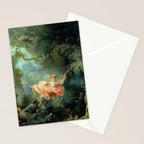 The Swing Painting By Jean-Honoré Fragonard Stationery Card Gallery Image 2