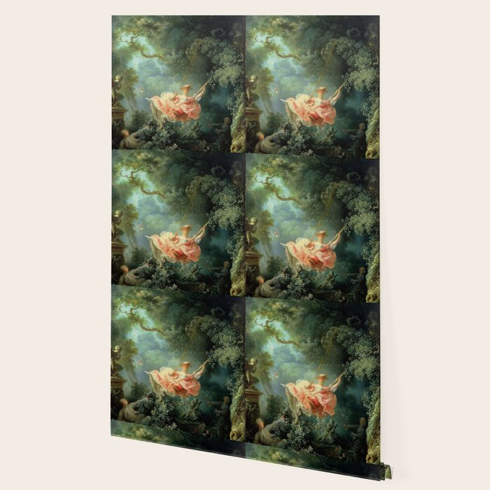 The Swing Painting By Jean-Honoré Fragonard Wallpaper Gallery Image 2