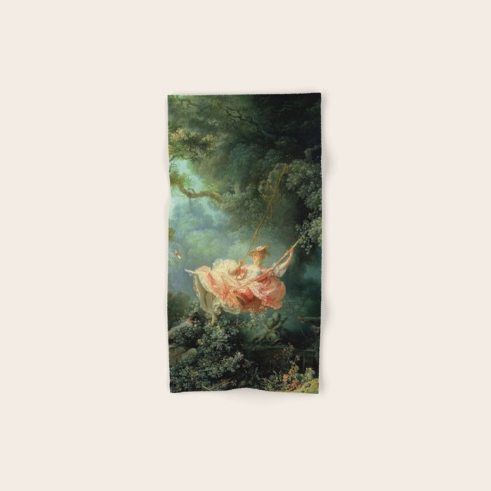 The Swing Painting By Jean-Honoré Fragonard Bath Towel Gallery Image 1