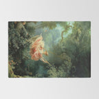 The Swing Painting By Jean-Honoré Fragonard Rug Gallery Image 2