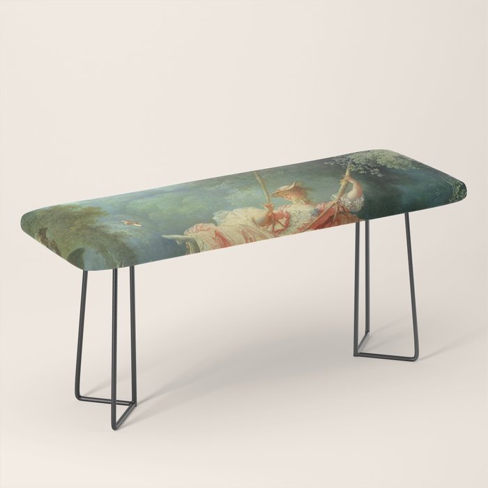 The Swing Painting By Jean-Honoré Fragonard Bench Gallery Image 1
