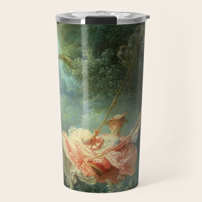The Swing Painting By Jean-Honoré Fragonard Travel Mug Gallery Image 1