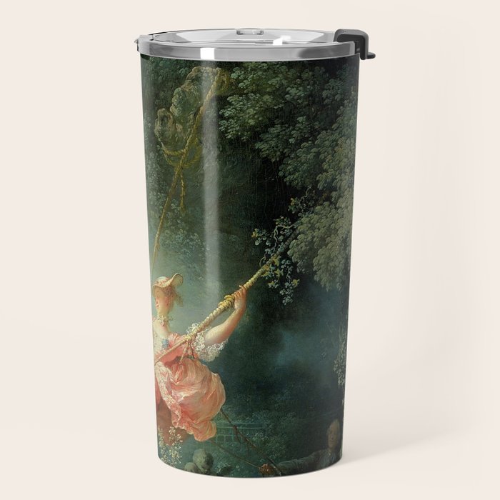 The Swing Painting By Jean-Honoré Fragonard Travel Mug Gallery Image 2