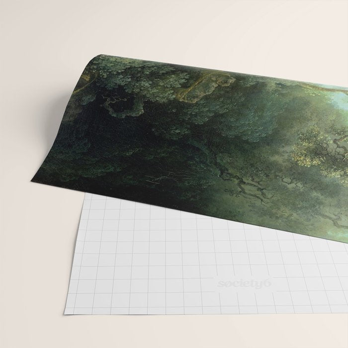 The Swing Painting By Jean-Honoré Fragonard Wrapping Paper Gallery Image 2