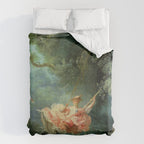 The Swing Painting By Jean-Honoré Fragonard Comforter Gallery Image 6